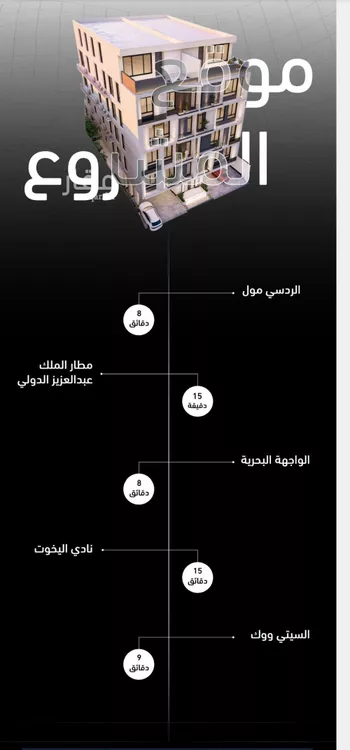 شقة للبيع في شارع عبدالله التوزي, حي النهضة, مدينة جدة, منطقة مكة المكرمة صورة 4