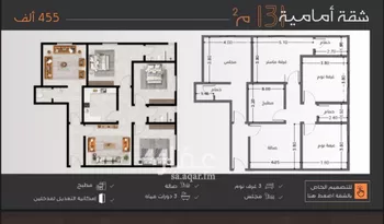 شقة للبيع في شارع عبدالرحمن الجرادي, حي النزهة, مدينة جدة, منطقة مكة المكرمة صورة 5