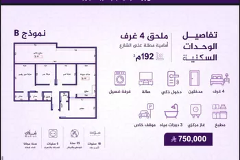 شقة للبيع في شارع احمد بن عيسى الرومي, حي الفيحاء, مدينة جدة, منطقة مكة المكرمة صورة 3