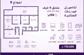 شقة للبيع في شارع احمد بن عيسى الرومي, حي الفيحاء, مدينة جدة, منطقة مكة المكرمة صورة 2