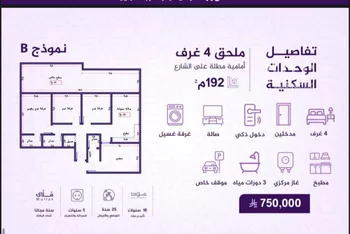 شقة للبيع في شارع احمد بن عيسى الرومي, حي الفيحاء, مدينة جدة, منطقة مكة المكرمة صورة 5