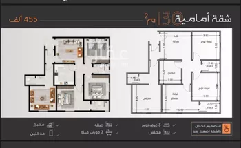 شقة للبيع في شارع عبدالرحمن الجرادي, حي النزهة, مدينة جدة, منطقة مكة المكرمة صورة 3