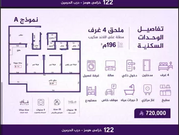 شقة للبيع في شارع احمد بن عيسى الرومي, حي الفيحاء, مدينة جدة, منطقة مكة المكرمة صورة 5