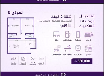 شقة للبيع في شارع احمد بن عيسى الرومي, حي الفيحاء, مدينة جدة, منطقة مكة المكرمة صورة 2