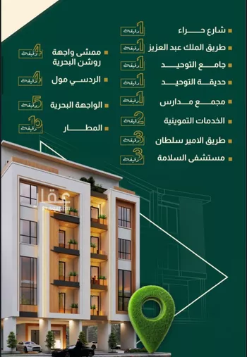 شقة للبيع في شارع خلاصه الزهر, حي النهضة, مدينة جدة, منطقة مكة المكرمة صورة 4