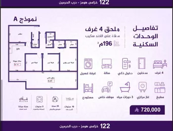 شقة للبيع في شارع احمد بن عيسى الرومي, حي الفيحاء, مدينة جدة, منطقة مكة المكرمة صورة 5