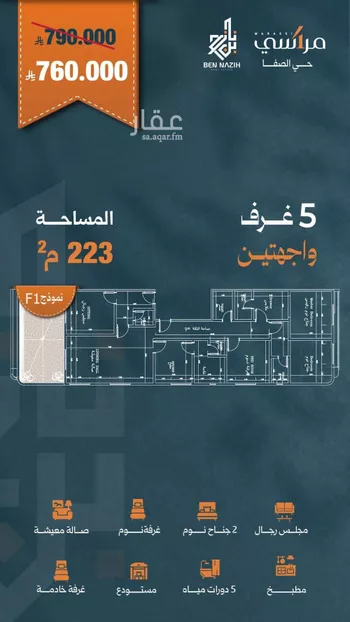 شقة للبيع في شارع زياد الأحرش, حي الصفاء, مدينة جدة, منطقة مكة المكرمة صورة 4