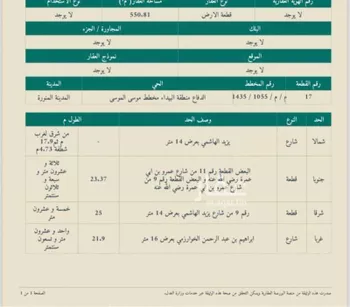أرض للبيع في شارع محمود الفلكي, حي الدفاع, مدينة المدينه المنوره, منطقة المدينة المنورة صورة 3