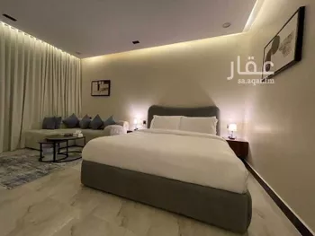 استديو مفروش للحجز في شارع إبراهيم بن نغيمش ، حي العقيق ، الرياض ، منطقة الرياض صورة 5
