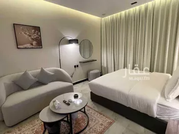 استديو مفروش للحجز في شارع ابراهيم بن نغميش ، حي العقيق ، الرياض ، منطقة الرياض