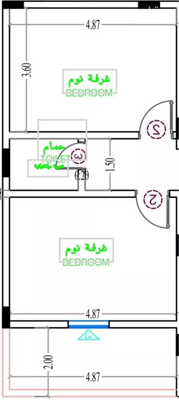 شقة للإيجار في شارع الزراع بن عامر, حي عكاظ, مدينة الرياض, منطقة الرياض