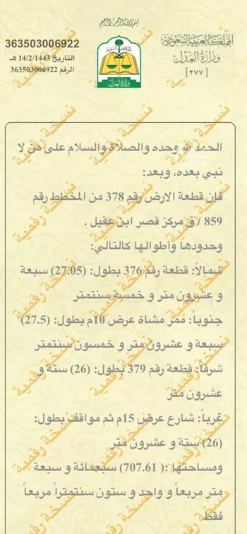 أرض للبيع في شارع 5993528, حي المصيف, مدينة قصرابن عقيل, منطقة القصيم صورة 4