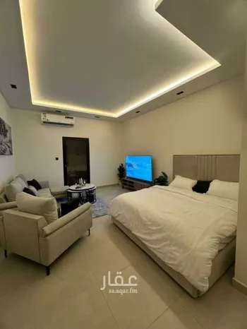 استديو مفروش للحجز في شارع أرطاة بن كعب, العقيق, الرياض صورة 3