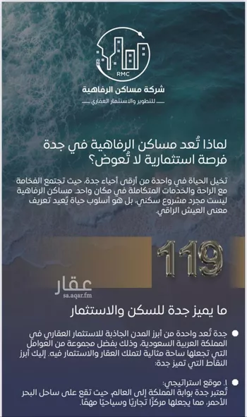 شقة للبيع في شارع محمد بن اسعد العظم, حي النزهة, مدينة جدة, منطقة مكة المكرمة صورة 2