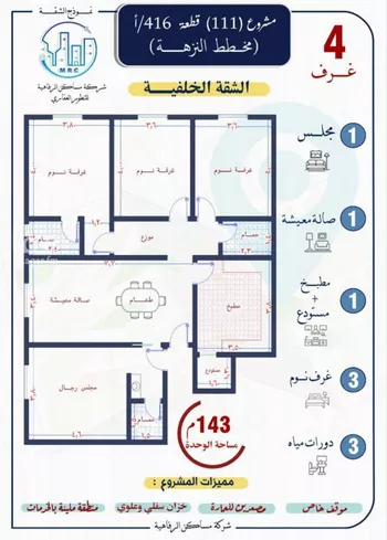 شقة للبيع في شارع الطيري, حي النزهة, مدينة جدة, منطقة مكة المكرمة صورة 3