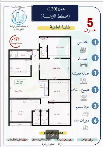 شقة للبيع في شارع التونس, حي النزهة, مدينة جدة, منطقة مكة المكرمة صورة 2