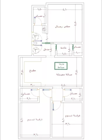 شقة للبيع في شارع ظعفرانه, حي النزهة, مدينة جدة, منطقة مكة المكرمة صورة 2