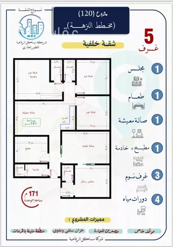 شقة للبيع في شارع التونس, حي النزهة, مدينة جدة, منطقة مكة المكرمة صورة 3