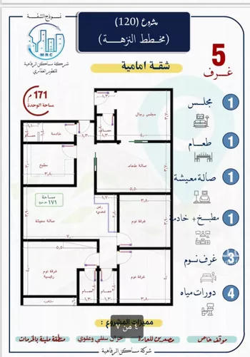 شقة للبيع في شارع التونس, حي النزهة, مدينة جدة, منطقة مكة المكرمة صورة 2