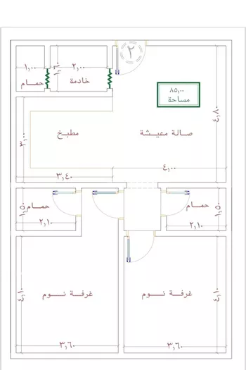 شقة للبيع في شارع ظعفرانه, حي النزهة, مدينة جدة, منطقة مكة المكرمة