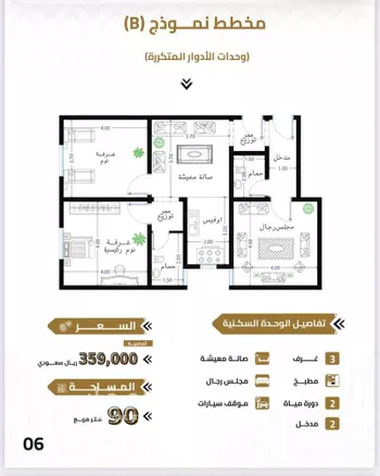 شقة للبيع في شارع شارعامنه بنت العباس بن عبد المطلب, حي الهجرة, مدينة مكه المكرمه, منطقة مكة المكرمة صورة 4