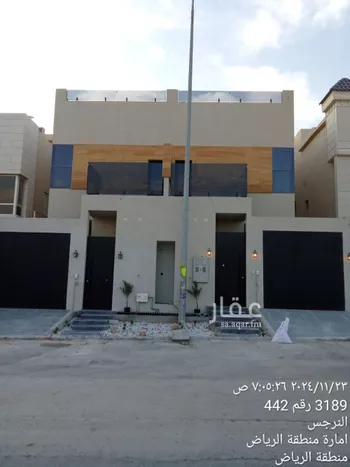 فيلا للبيع في شارع حسان بن وبرة, حي النرجس, مدينة الرياض, منطقة الرياض
