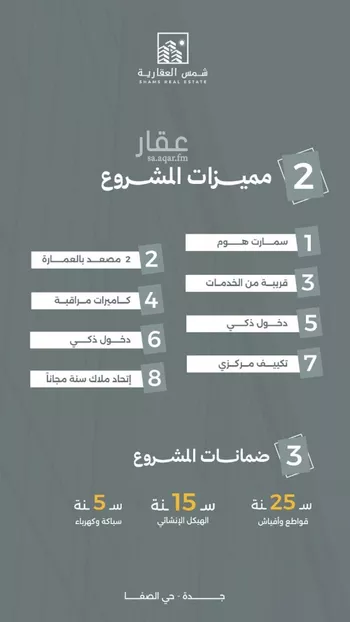 شقة للبيع في شارع محمد صالح نصيف, حي الصفاء, مدينة جدة, منطقة مكة المكرمة صورة 2