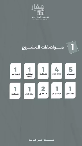 شقة للبيع في شارع فرحه الانفس, حي الواحة, مدينة جدة, منطقة مكة المكرمة صورة 2
