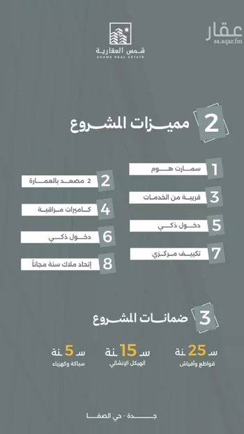 شقة للبيع في شارع محمد صالح نصيف, حي الصفاء, مدينة جدة, منطقة مكة المكرمة صورة 2