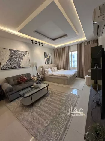 استديو مفروش للحجز في شارع أرجوان ، حي الملقا ، الرياض ، منطقة الرياض