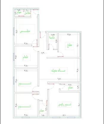 شقة للبيع في شارع يونس البصري, حي الرغامة, مدينة جدة, منطقة مكة المكرمة صورة 3