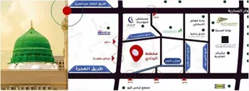 أرض للبيع في شارع عبدالعزيز بن صالح الصالح, حي جشم, مدينة المدينه المنوره, منطقة المدينة المنورة صورة 2