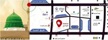 أرض للبيع في شارع عبد الحكم بن محمد, حي جشم, مدينة المدينه المنوره, منطقة المدينة المنورة صورة 2