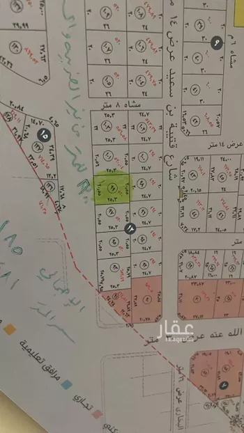 أرض للبيع في شارع حجاج ابن عامر, حي وادي مذينب, مدينة المدينه المنوره, منطقة المدينة المنورة صورة 2