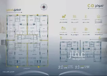 شقة للبيع في شارع الحسين ابن بشار المخرمي, حي الريان, مدينة جدة, منطقة مكة المكرمة