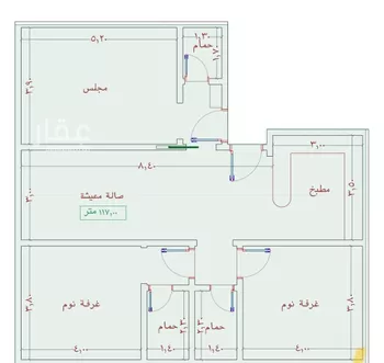 شقة للبيع في شارع السامر, حي الواحة, مدينة جدة, منطقة مكة المكرمة