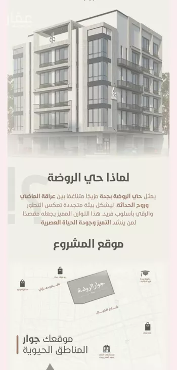 شقة للبيع في شارع احمد محمد السباعي, حي الروضة, مدينة جدة, منطقة مكة المكرمة صورة 3