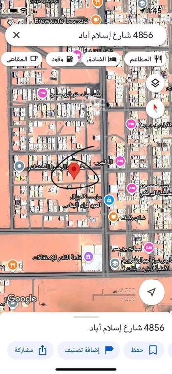 أرض للبيع في شارع شارع إسلام أباد, حي النزهة, مدينة شروره, منطقة نجران