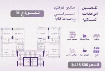 شقة للبيع في شارع عبدالروؤف البحراني, حي النعيم, مدينة جدة, منطقة مكة المكرمة صورة 3