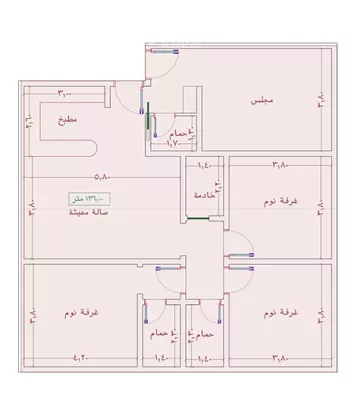 شقة للبيع في شارع السامر, حي الواحة, مدينة جدة, منطقة مكة المكرمة صورة 2