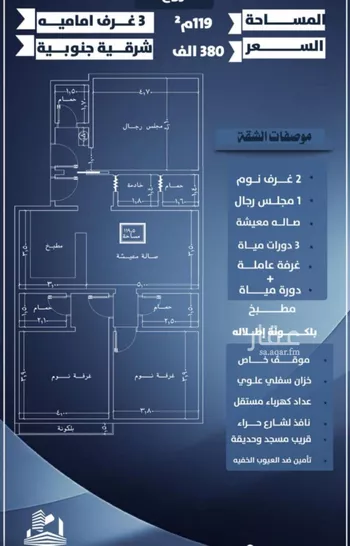 شقة للبيع في شارع احمد الرقيمي, حي النزهة, مدينة جدة, منطقة مكة المكرمة صورة 5