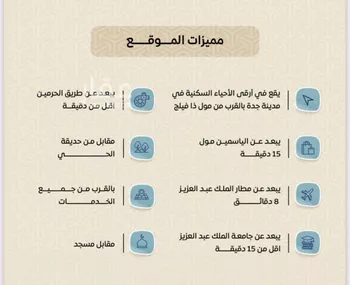 شقة للبيع في شارع عمر بن الحاجب, حي الريان, مدينة جدة, منطقة مكة المكرمة صورة 2