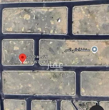أرض للبيع في حي السر, مدينة امارة منطقة مكة المكرمة - الطائف, منطقة مكة المكرمة