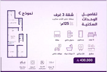 شقة للبيع في شارع احمد بن عيسى الرومي, حي الفيحاء, مدينة جدة, منطقة مكة المكرمة صورة 2