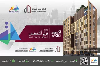 مكتب تجاري للإيجار في طريق الملك سلمان بن عبدالعزيز ، حي النرجس ، الرياض ، منطقة الرياض