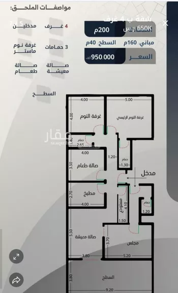 شقة للبيع في شارع نهضة الشرق, حي السلامة, مدينة جدة, منطقة مكة المكرمة صورة 4