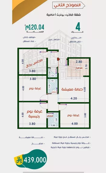 شقة للبيع في شارع عاصم ابن قيس, حي الربوة, مدينة جدة, منطقة مكة المكرمة صورة 3