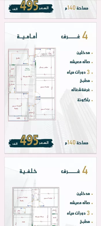 شقة للبيع في شارع الامير عبدالمجيد, حي الصواري, مدينة جدة, منطقة مكة المكرمة صورة 2