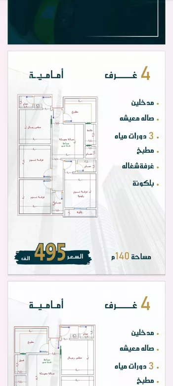 شقة للبيع في شارع الامير عبدالمجيد, حي الصواري, مدينة جدة, منطقة مكة المكرمة صورة 4