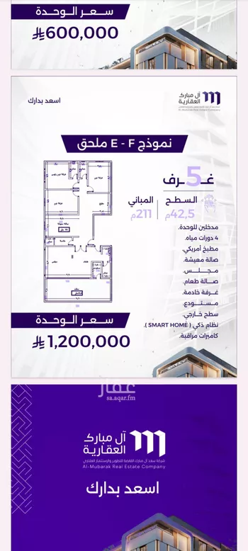 شقة للبيع في شارع سعير بن العداء, حي الزهراء, مدينة جدة, منطقة مكة المكرمة صورة 2